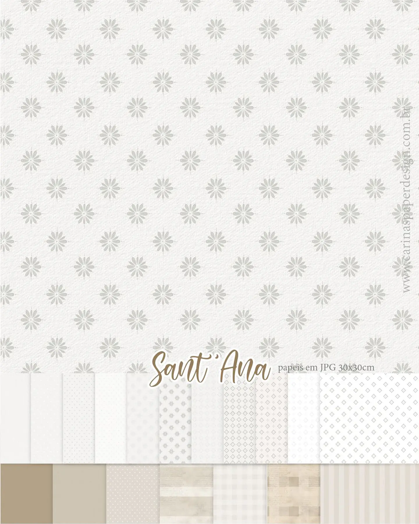 Kit Digital Ilustrações Santana Vó de Jesus (Santinhos) 2
