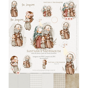 Kit Digital Ilustrações São Joaquim e Santana
