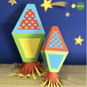 Arquivo de Corte Balões Juninos - 2 Tamanhos