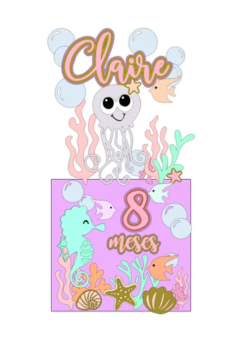 Arquivo de Corte Topo Fundo do Mar