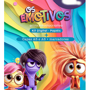 Arquivo Os Emotivos Kit Digital + Capas - Divertidamente