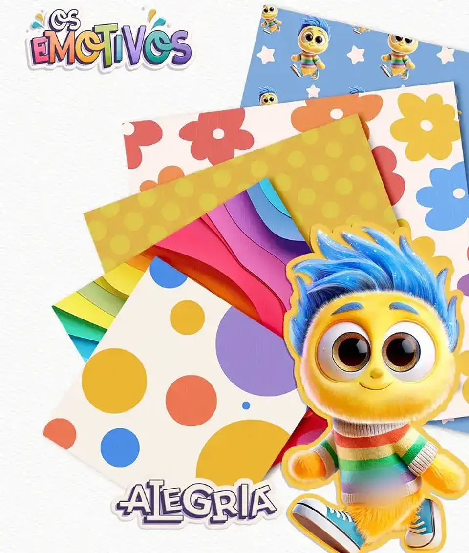 Arquivo Os Emotivos Kit Digital + Capas - Divertidamente 3