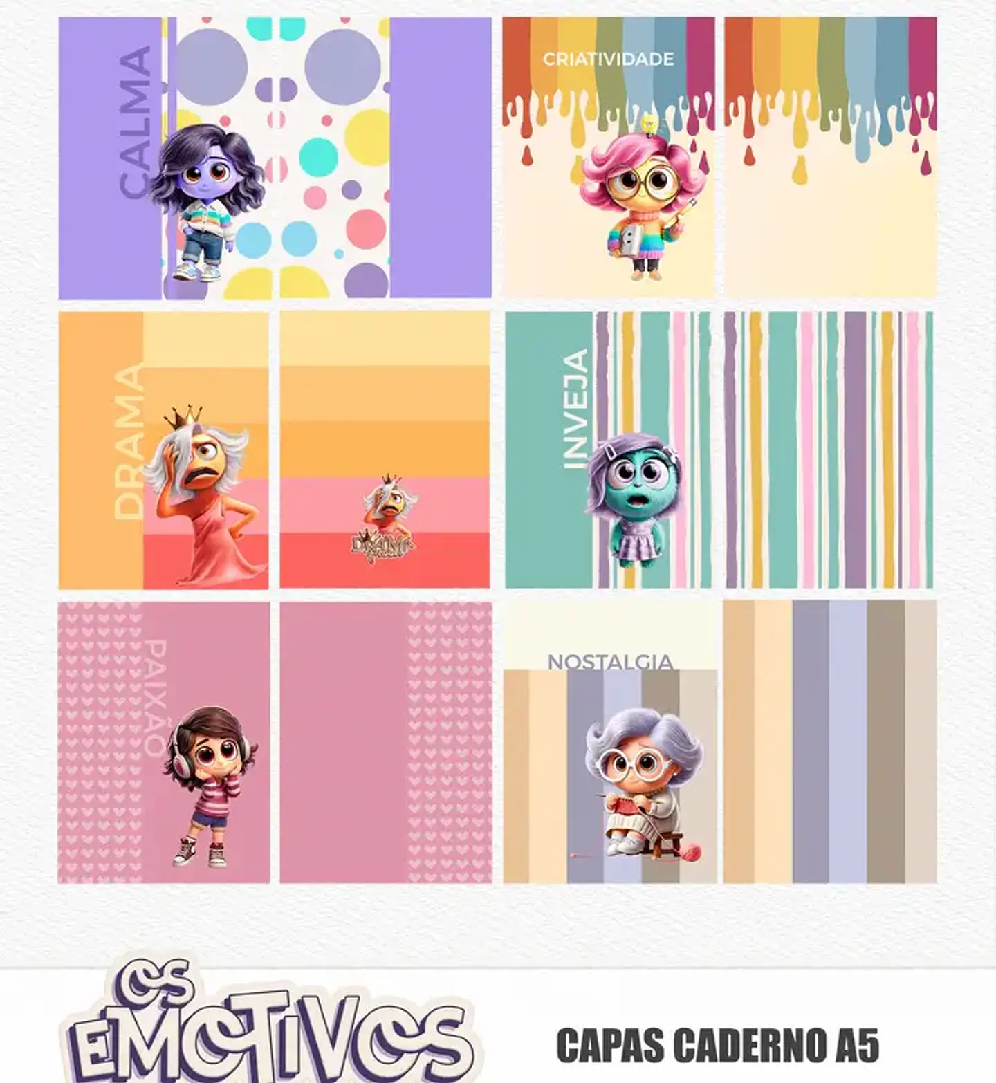 Arquivo Os Emotivos Kit Digital + Capas - Divertidamente 18