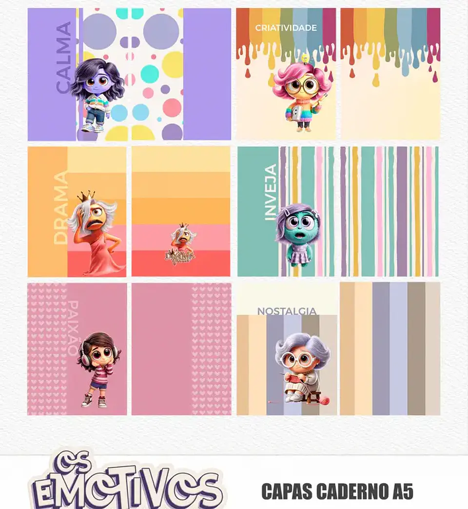 Arquivo Os Emotivos Kit Digital + Capas - Divertidamente 18
