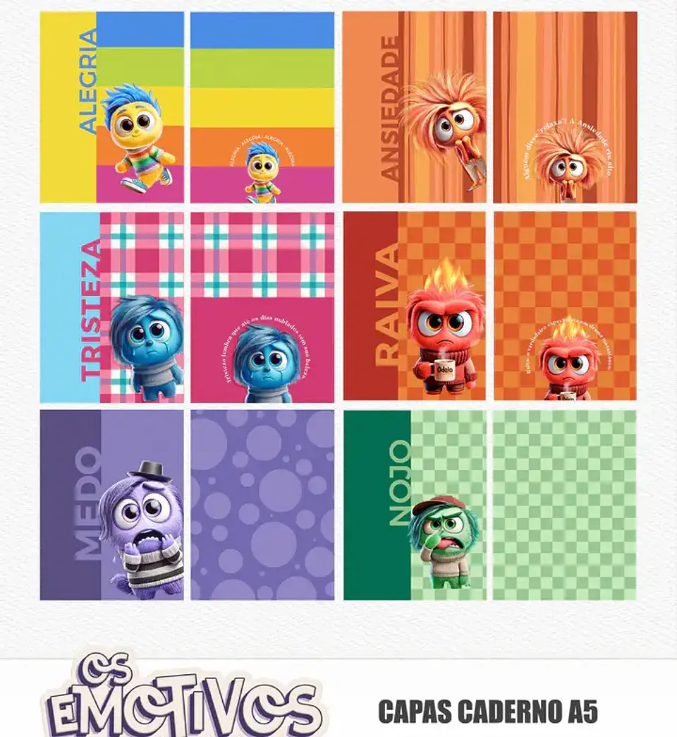 Arquivo Os Emotivos Kit Digital + Capas - Divertidamente 19