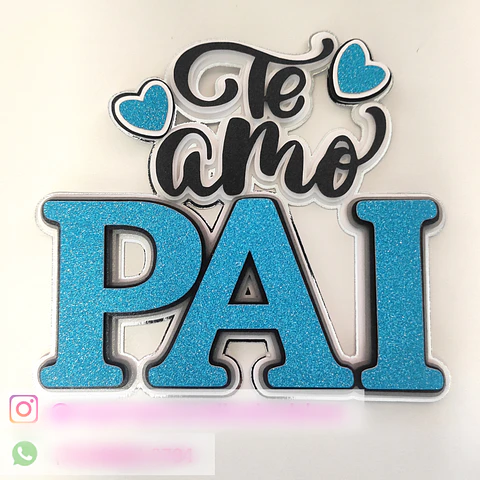 Arquivo Topo de Bolo Dia dos Pais