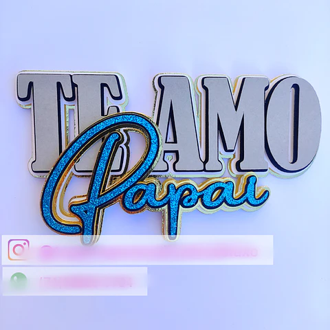 Arquivo Topo de Bolo Dia dos Pais