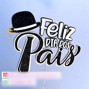 Arquivo Topo de Bolo Dia dos Pais - EM CAMADAS