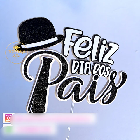 Arquivo Topo de Bolo Dia dos Pais - EM CAMADAS