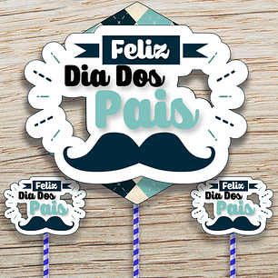  Arquivo Topo de Bolo Dia dos Pais