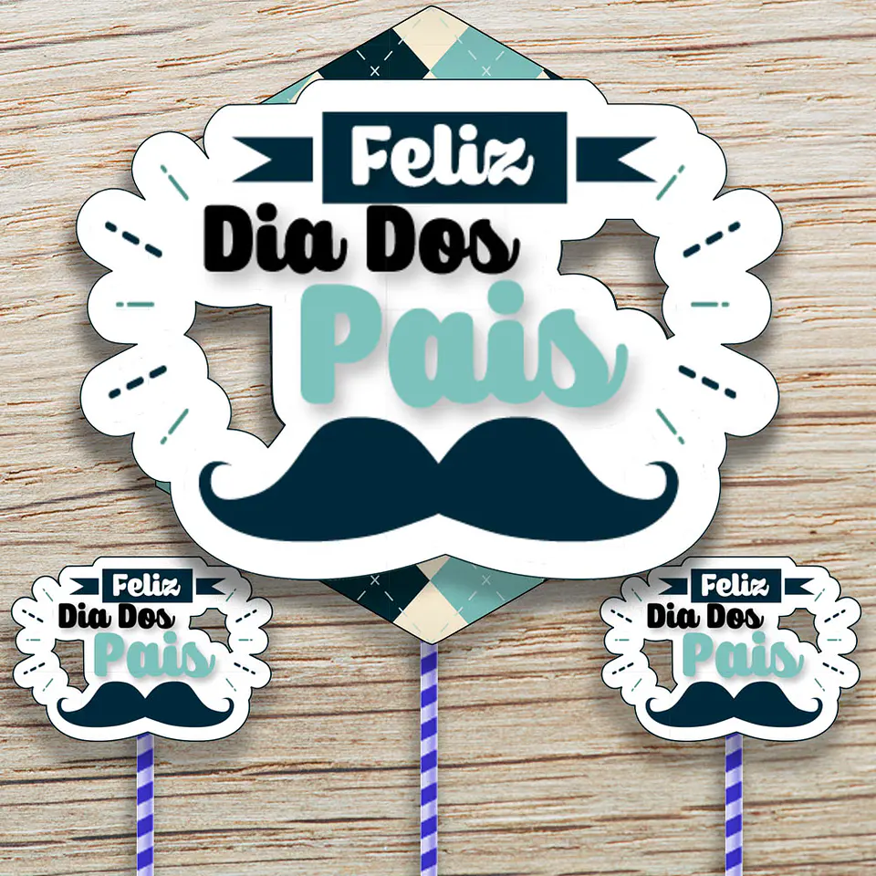  Arquivo Topo de Bolo Dia dos Pais 1
