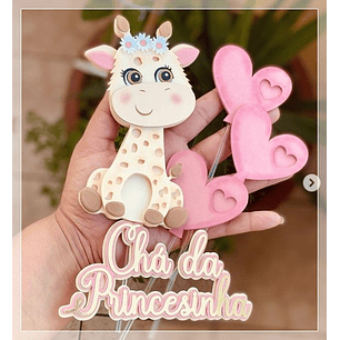 Arquivo Topo de Bolo Girafinha - EM CAMADAS