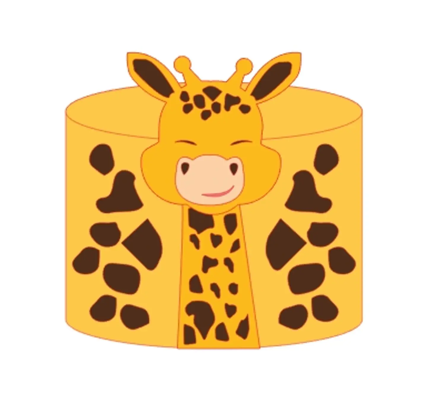 Arquivo Topo de Bolo Girafinha - EM CAMADAS 1