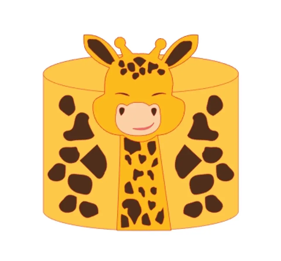 Arquivo Topo de Bolo Girafinha - EM CAMADAS 1