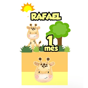 Arquivo Topo de Bolo Girafinha - EM CAMADAS