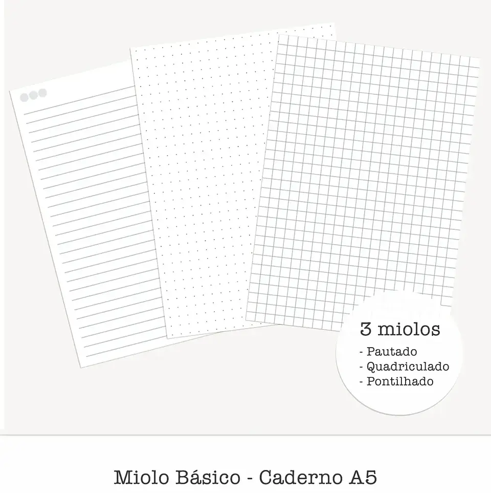 Arquivo Miolos Básicos Caderno A5 - 3 MODELOS 2