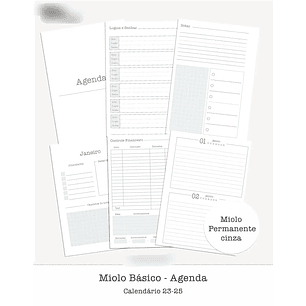 Arquivo Miolo Básico Agenda A5 Cinza