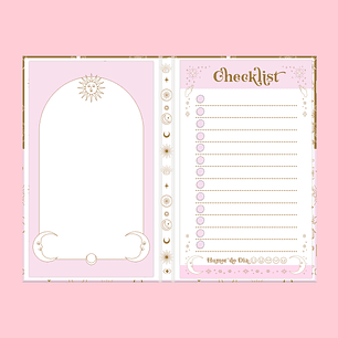 Arquivo Encadernação Case + Bloco Checklist