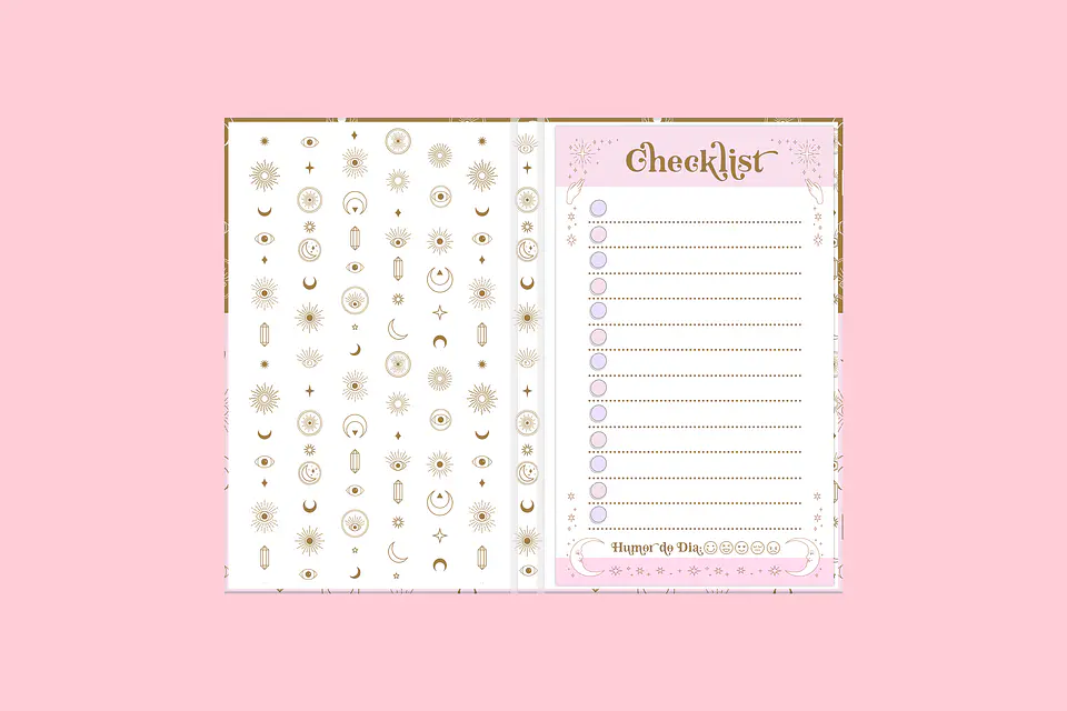 Arquivo Encadernação Case + Bloco Checklist 3