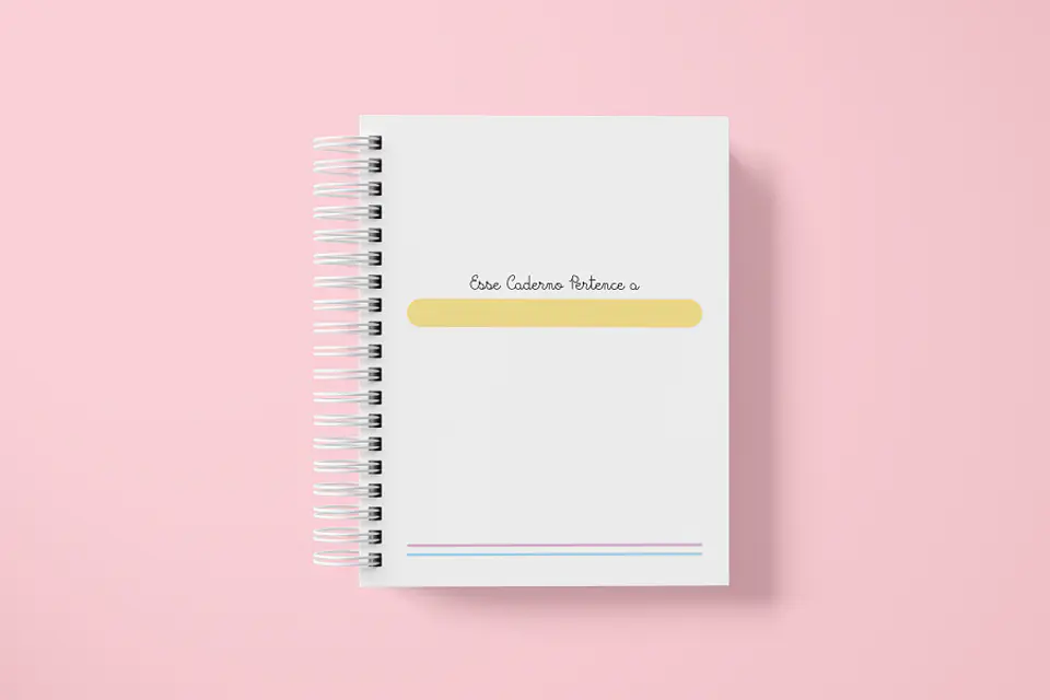 Arquivo Caderno A5 + Bloquinho A6 Colorido 3
