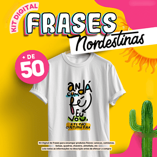 Kit Digital Frases Nordestinas