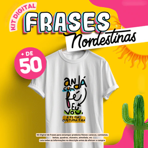 Kit Digital Frases Nordestinas