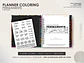 Arquivo Miolo Planner Coloring Permanente - Português - Thumbnail 1