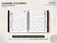 Arquivo Miolo Planner Coloring Permanente - Português - Thumbnail 7