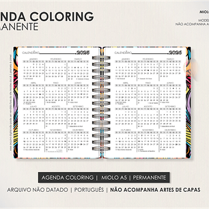 Arquivo Miolo Agenda Coloring Permanente - Português
