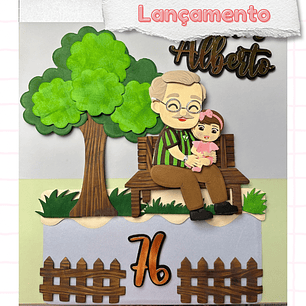 Arquivo Topo de Bolo Dia dos Avós EM CAMADAS