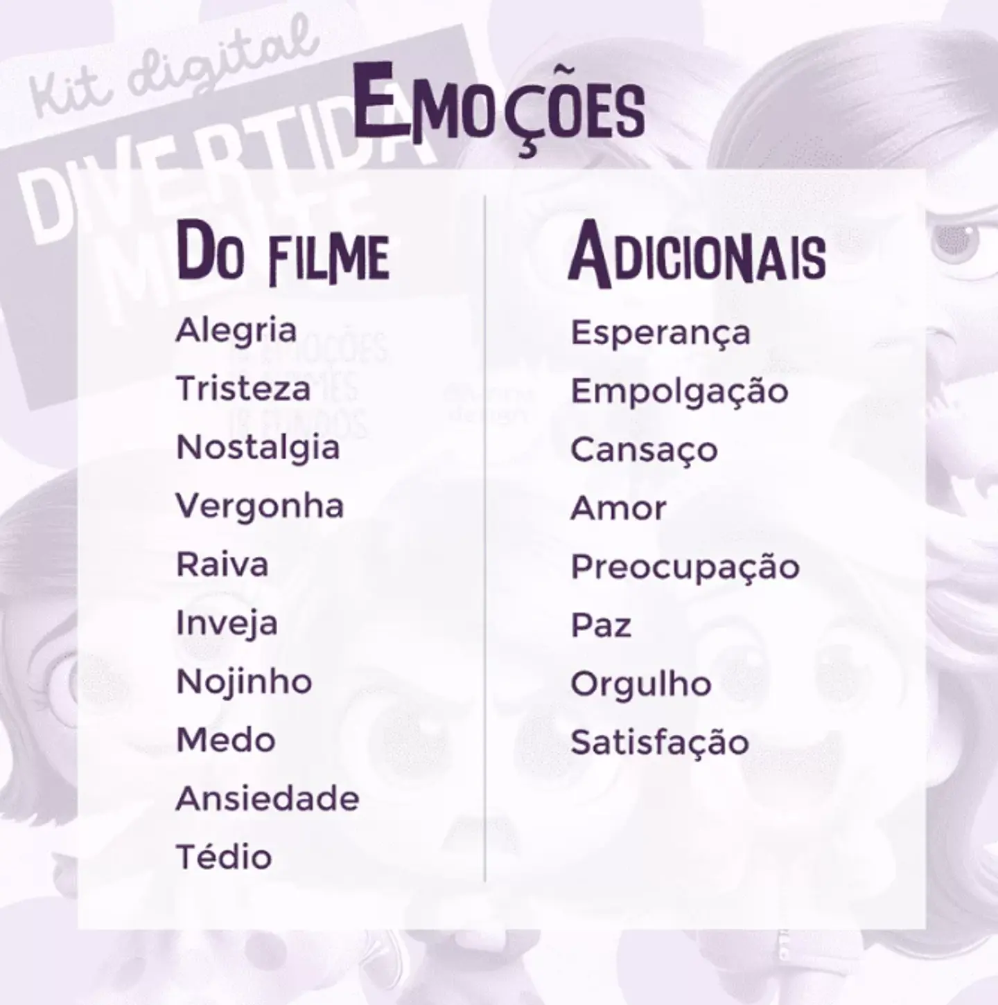 Kit Digital Divertidamente 2 5