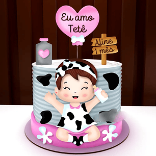 Arquivo Topo de Bolo Eu amo Tetê EM CAMDAS