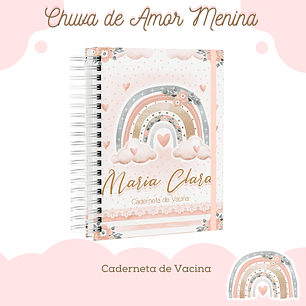 Arquivo Caderneta de Vacina Chuva de Amor Menina