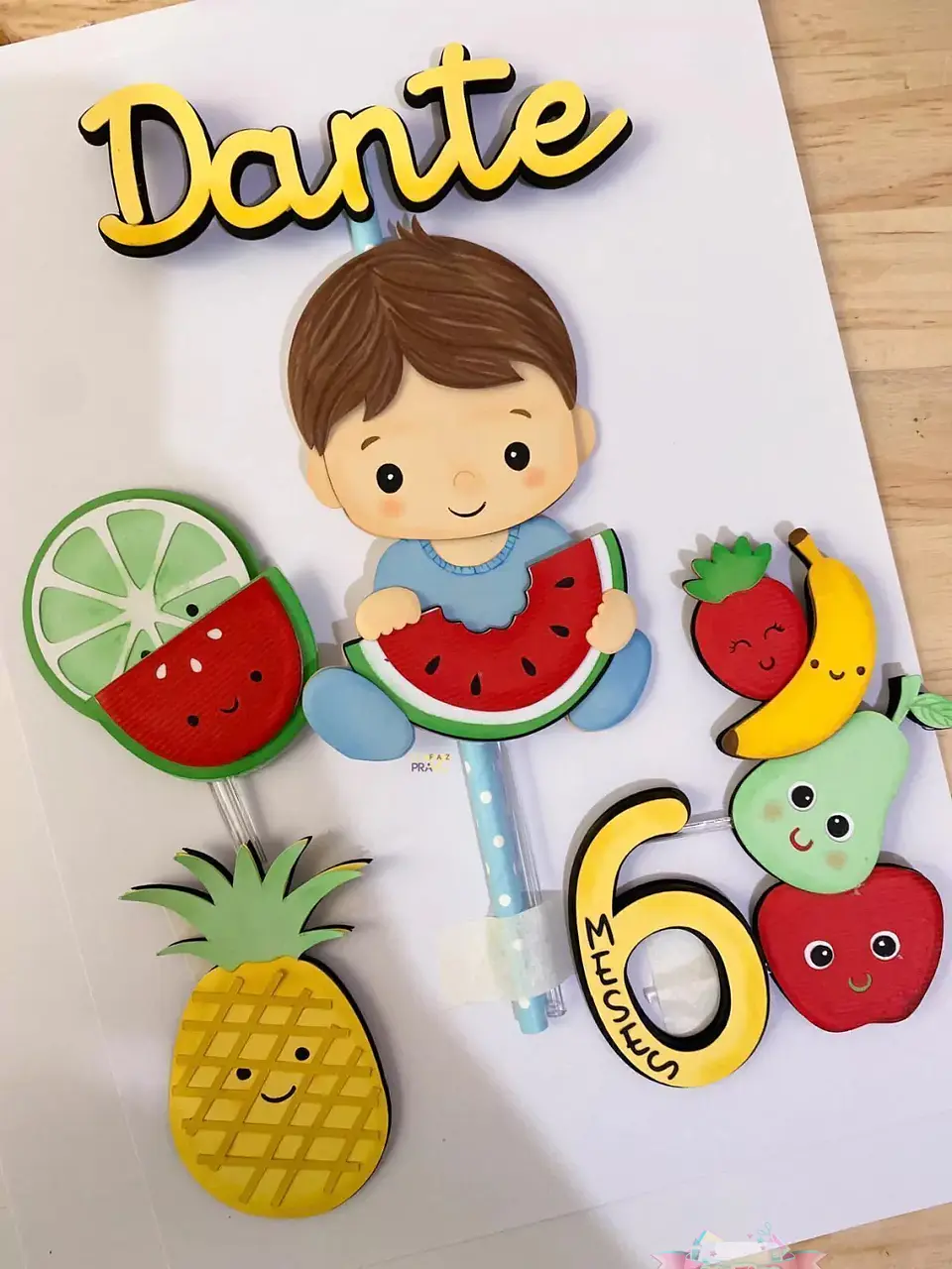 Arquivo Topo de Bolo Bebês Frutinhas - EM CAMADAS 2