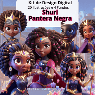 Kit Digital Pantera Negra Shuri