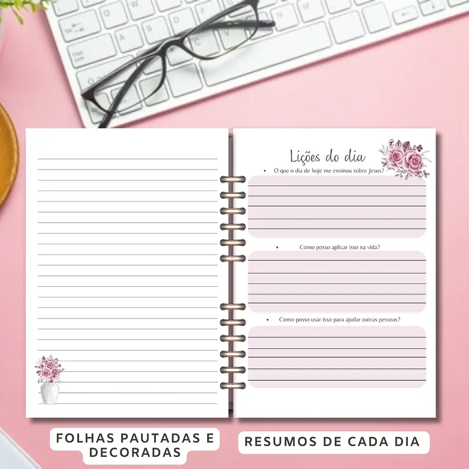 Arquivo Caderno Congressos Floral Azul 8