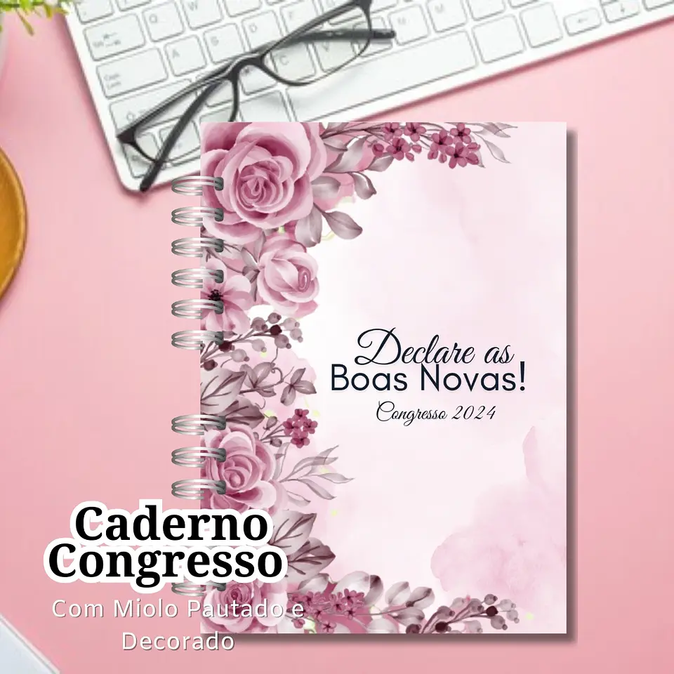 Arquivo Caderno Congressos Floral Rosa 1