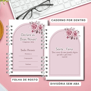 Arquivo Caderno Congressos Floral Rosa