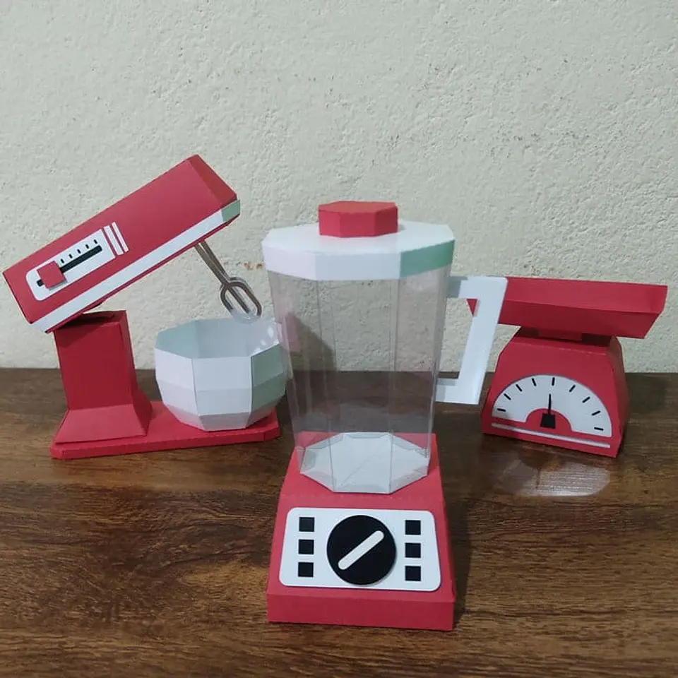 Arquivo de Corte Chá de Cozinha - Liquidificador, Balança, Batedeira 1