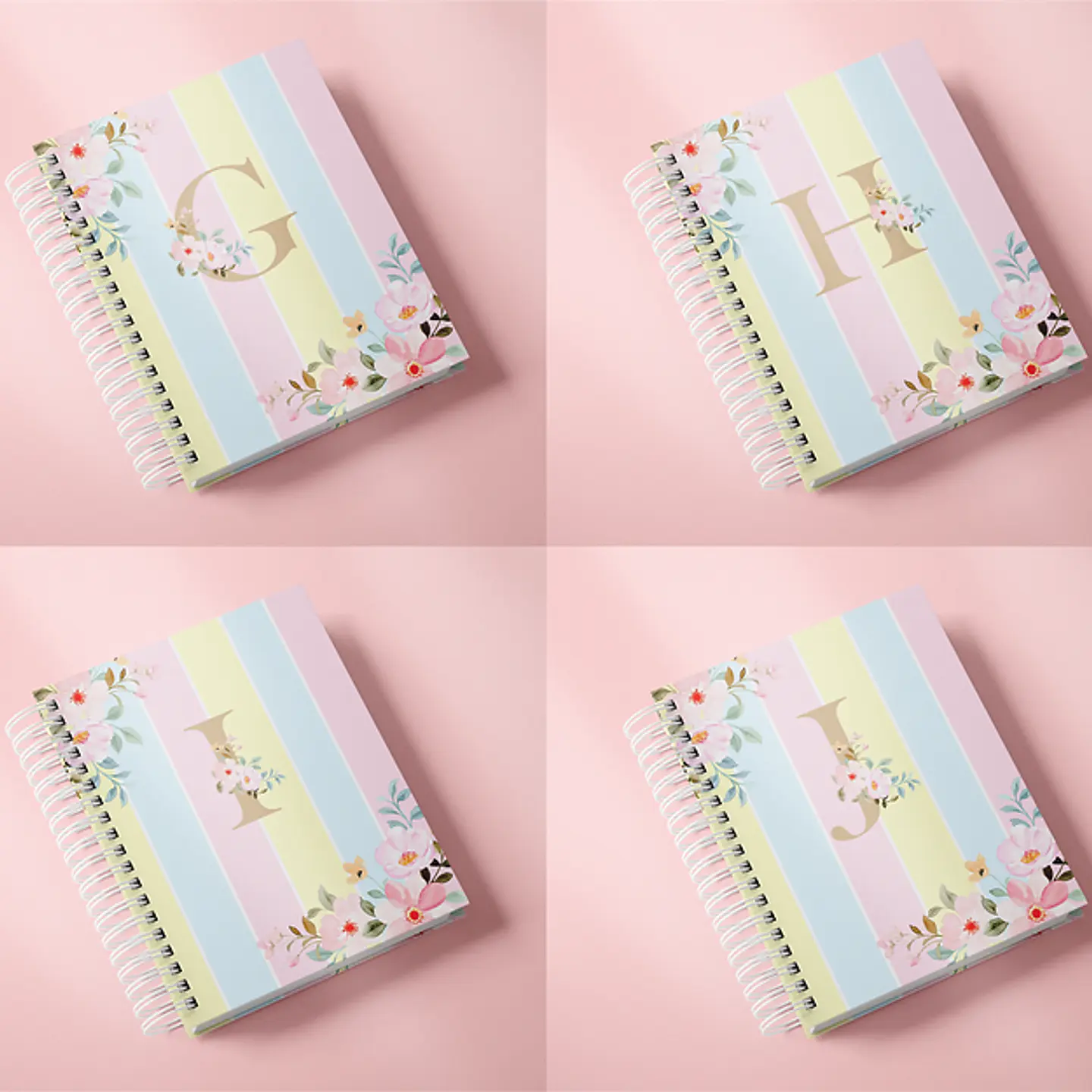 Arquivo Combo de Capas Alfabeto Floral 5