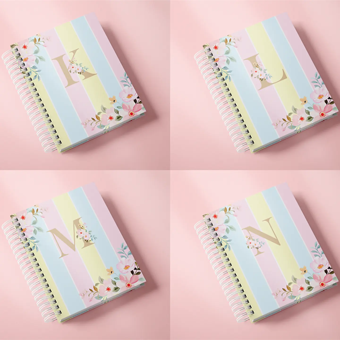 Arquivo Combo de Capas Alfabeto Floral 6