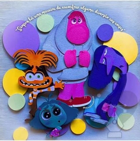 Arquivo Topo de Bolo Divertidamente - EM CAMADAS