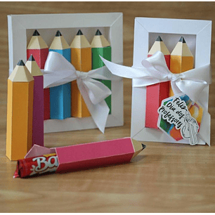 Arquivo de Corte Caixinha Lápis 