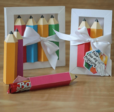 Arquivo de Corte Caixinha Lápis 