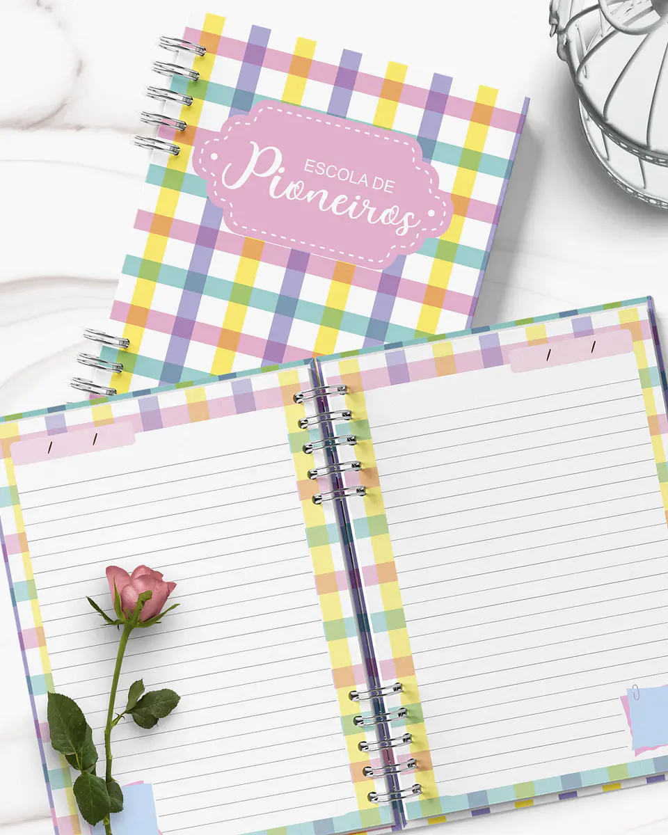 Arquivo Encadernação Caderno Escola de Pioneiros Color - Bicho Papel 4