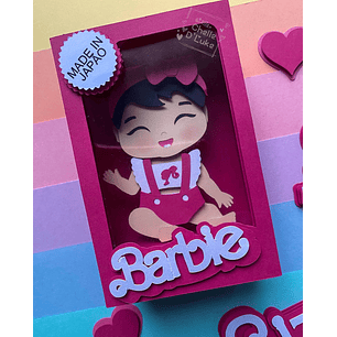 Arquivo de Corte Topo Caixa e Boneca Baby Barbie