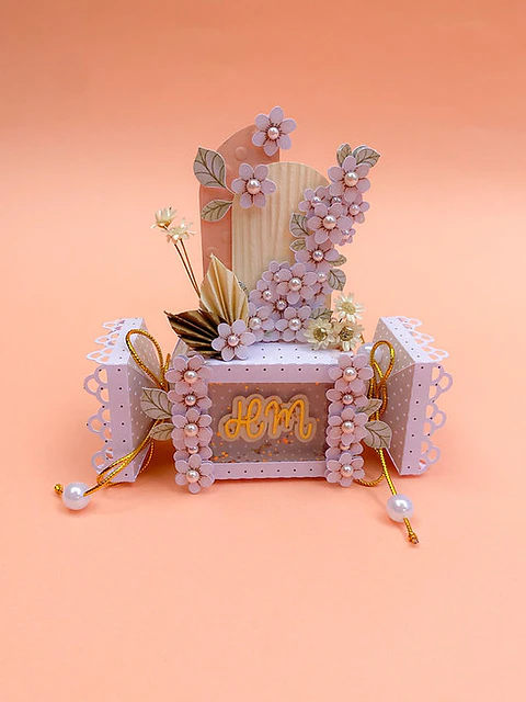 Arquivo de Corte Caixa Bala Cenário - Molde