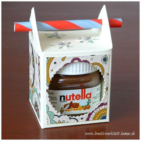 Arquivo de Corte Caixa Mini Nutella