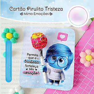 Arquivo Divertidamente Card Pirulito Tristeza