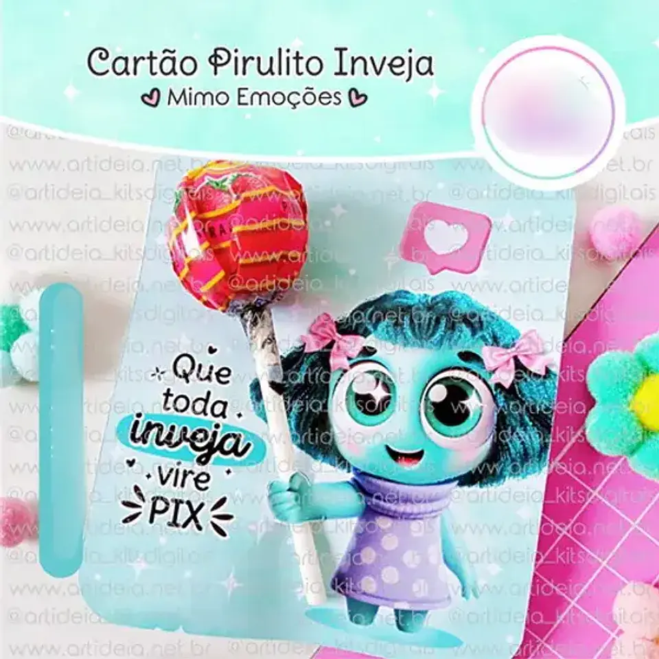 Arquivo Divertidamente Card Pirulito Inveja 1
